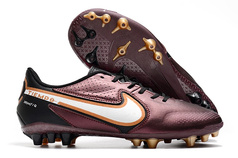 Nike Tiempo Legend 9 Academy AG - Marron blanc
